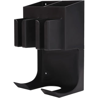 Hair Clipper, Scissors & Hair Dryer Holder (Black) - MV hair and beauty