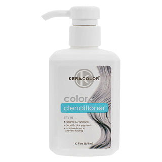 Keracolor Color Clenditioner Colour Shampoo Silver 355ml - MV hair and beauty
