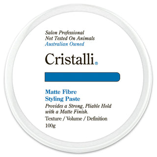 Cristalli Matte Fibre Styling Paste 100g - MV hair and beauty