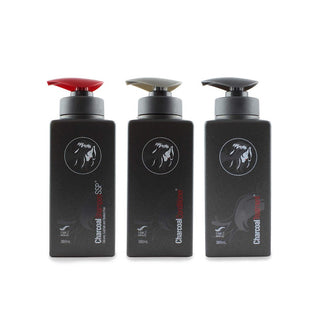 H2B Charcoal TRIO Pack SSP Shampoo, Conditioner, Treatment 380ml - MV hair and beauty