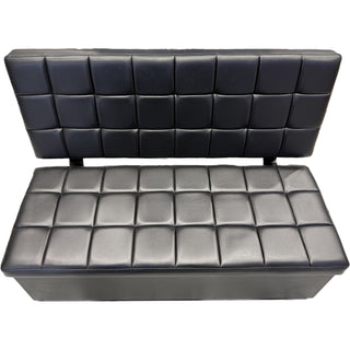 Professional Salon Washing Bench with Black Leather Finish - MV hair and beauty