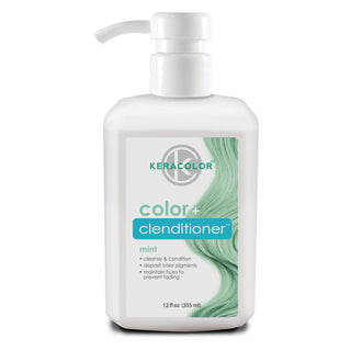 Keracolor Color Clenditioner Colour Shampoo Mint 355ml - MV hair and beauty