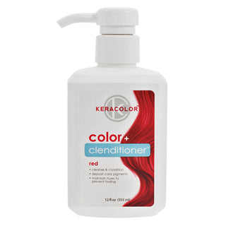 Keracolor Color Clenditioner Colour Shampoo Red 355ml - MV hair and beauty