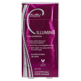 Malibu C ILLUMIN8 Shine Conditioner 12ml Sachet - MV hair and beauty