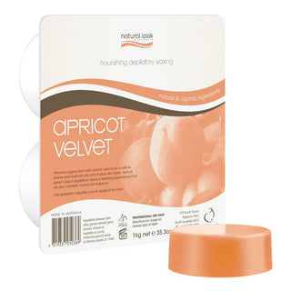 Natural Look Apricot Velvet Hot Wax 1 Kg - MV hair and beauty