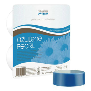 Natural Look Azulene Pearl Hot Wax 1kg - MV hair and beauty