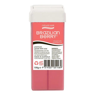 Natural Look Brazilian Berry Strip Wax - MV hair and beauty