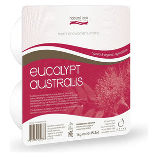 Natural Look Eucalypt Australis Solid Wax 1kg - MV hair and beauty