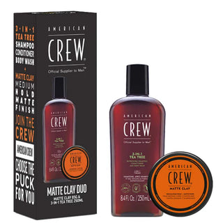 American Crew Matte Clay with 3-in-1 Duo - MV hair and beauty