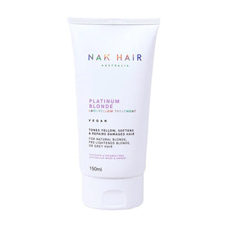 NAK Hair Platinum Blonde Anti-Yellow Treatment 150ml - MV hair and beauty