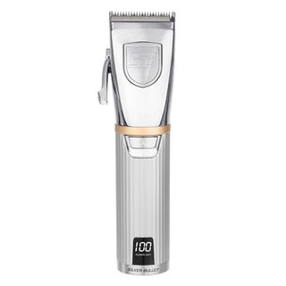 Silver Bullet Grenadier Metal Hair Clipper Silver - MV hair and beauty