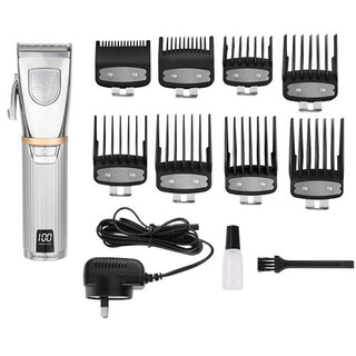 Silver Bullet Grenadier Metal Hair Clipper Silver - MV hair and beauty