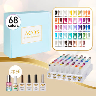 ACOS Magic Beauty Gel Polish Kit 68 Colours (Series #003) - Lashmer