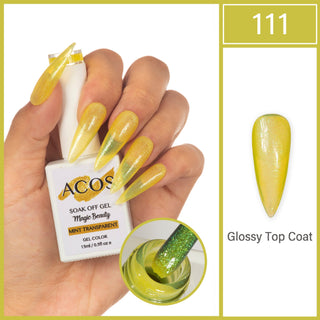 ACOS Magic Beauty Gel Polish Mint Transparent(111) - Lashmer