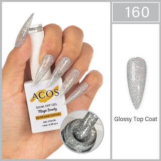 ACOS Magic Beauty Gel Polish Silver Sand Fantasy(160) - Lashmer