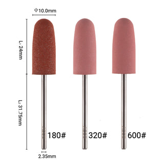 ACOS Silicone Big Head Buffer Nail Drill Bit - Lashmer