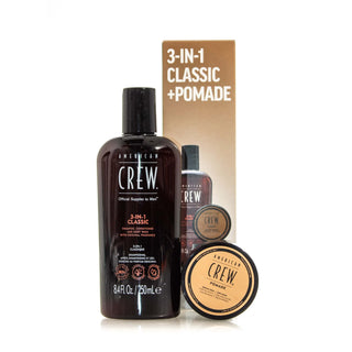 AMERICAN CREW 3IN1 CLASSIC + POMADE HOLIDAY DUO SET - MV hair and beauty