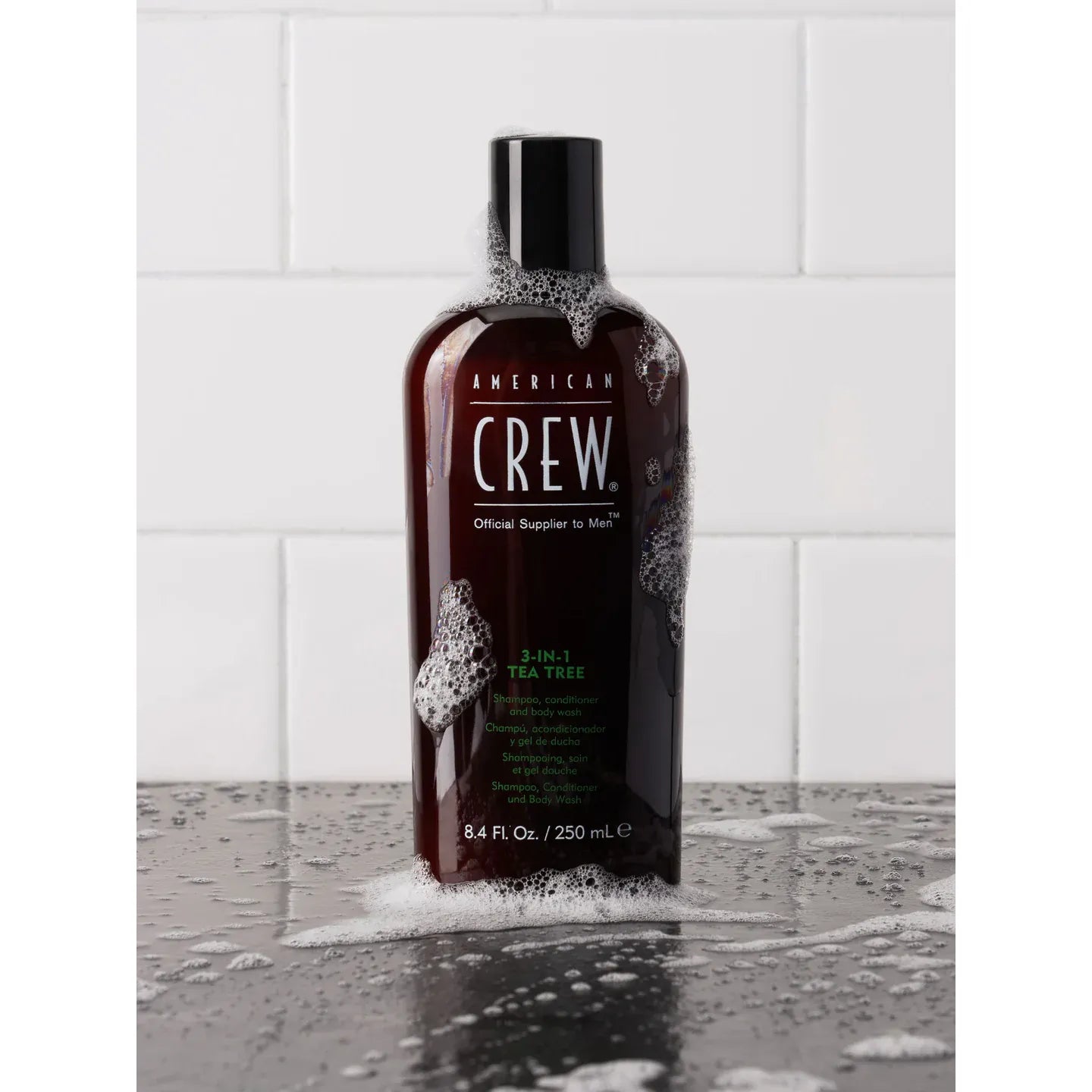 American Crew 3-in-1 Tea Tree Shampoo, Conditioner & Body Wash 450 ml - MV hair and beauty