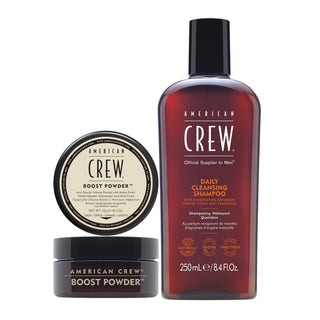 American Crew Boost Powder Duo ( Boost Powder 10g & Daily Cleansing Shampoo 250ml) - MV hair and beauty