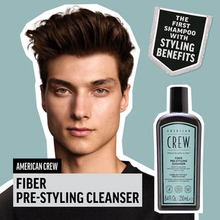 American Crew Fiber & Pre-Styling Shampoo With Bonus Socks Pack - MV hair and beauty