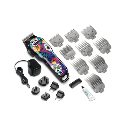 Andis Cordless US Pro Li Clipper Sugar Skull Design - MV hair and beauty