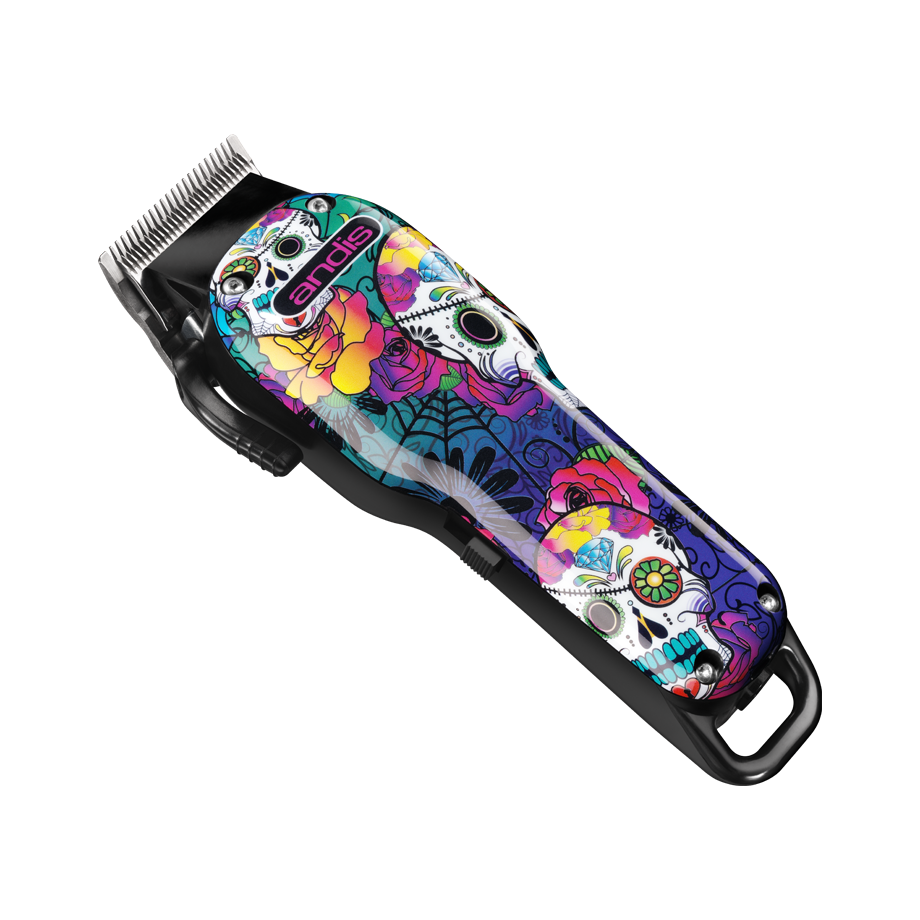 Andis Cordless US Pro Li Clipper Sugar Skull Design - MV hair and beauty