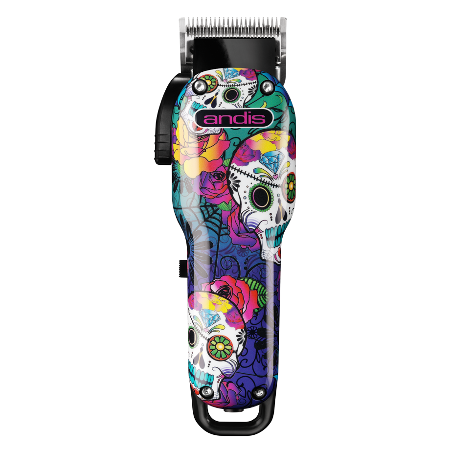 Andis Cordless US Pro Li Clipper Sugar Skull Design - MV hair and beauty