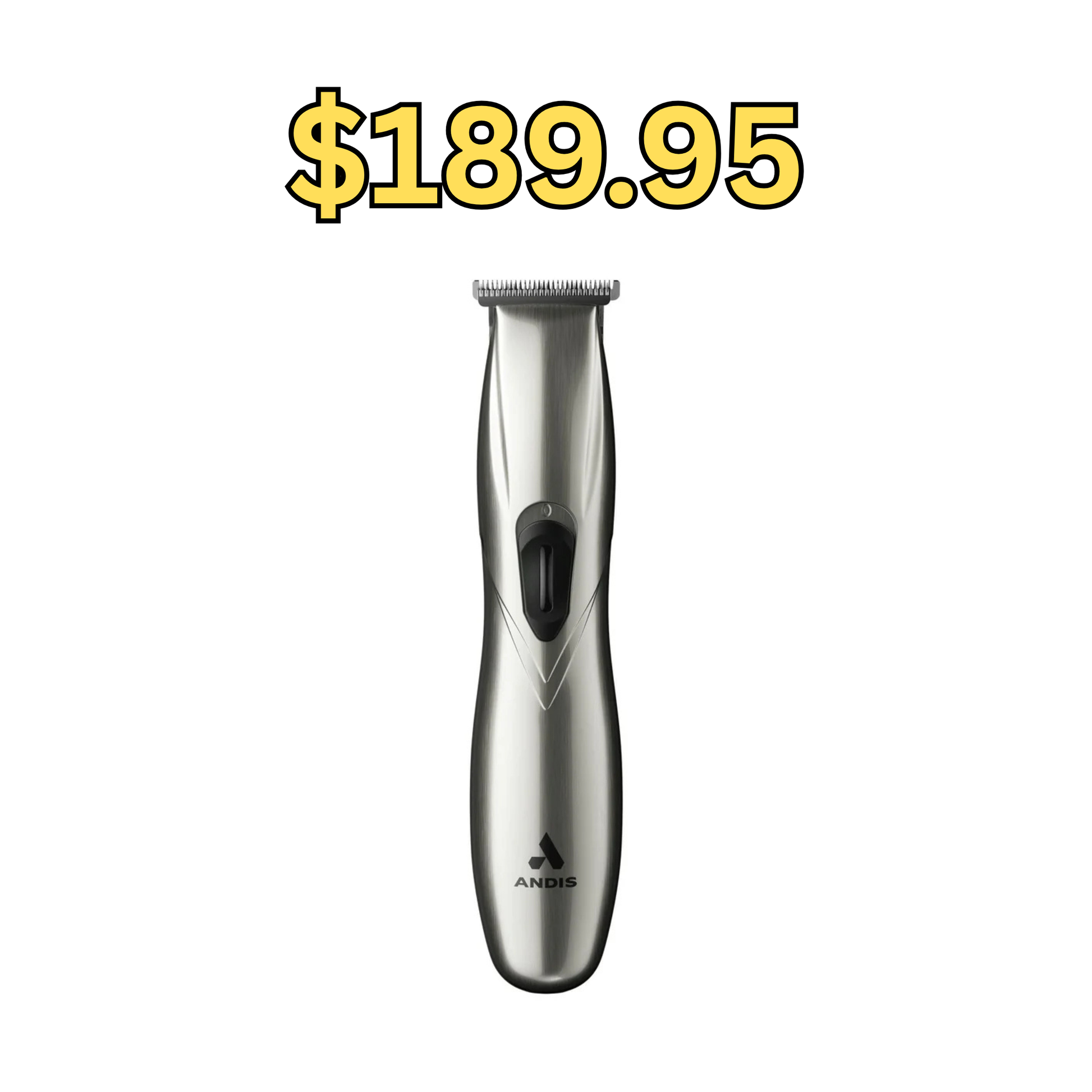Andis Slimline® PRO D8 Li T-Blade Trimmer Chrome - MV hair and beauty