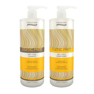 Natural Look Anti-Frizz Shampoo & Conditioner Bundle 1L