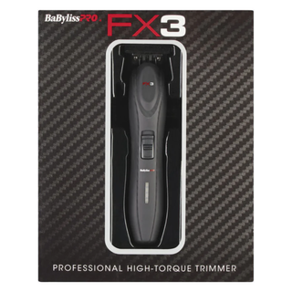 BaBylissPRO FX3 Professional High Torque Trimmer - Black - MV hair and beauty