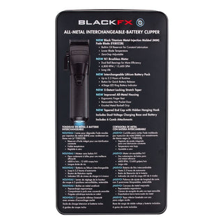 BaBylissPRO FXOne BlackFX Hair Clipper - MV hair and beauty