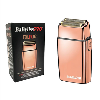 BaBylissPRO Foil FX02 Metal Double Foil Shaver - Rose Gold - MV hair and beauty
