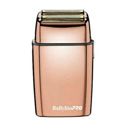 BaBylissPRO Foil FX02 Metal Double Foil Shaver - Rose Gold - MV hair and beauty