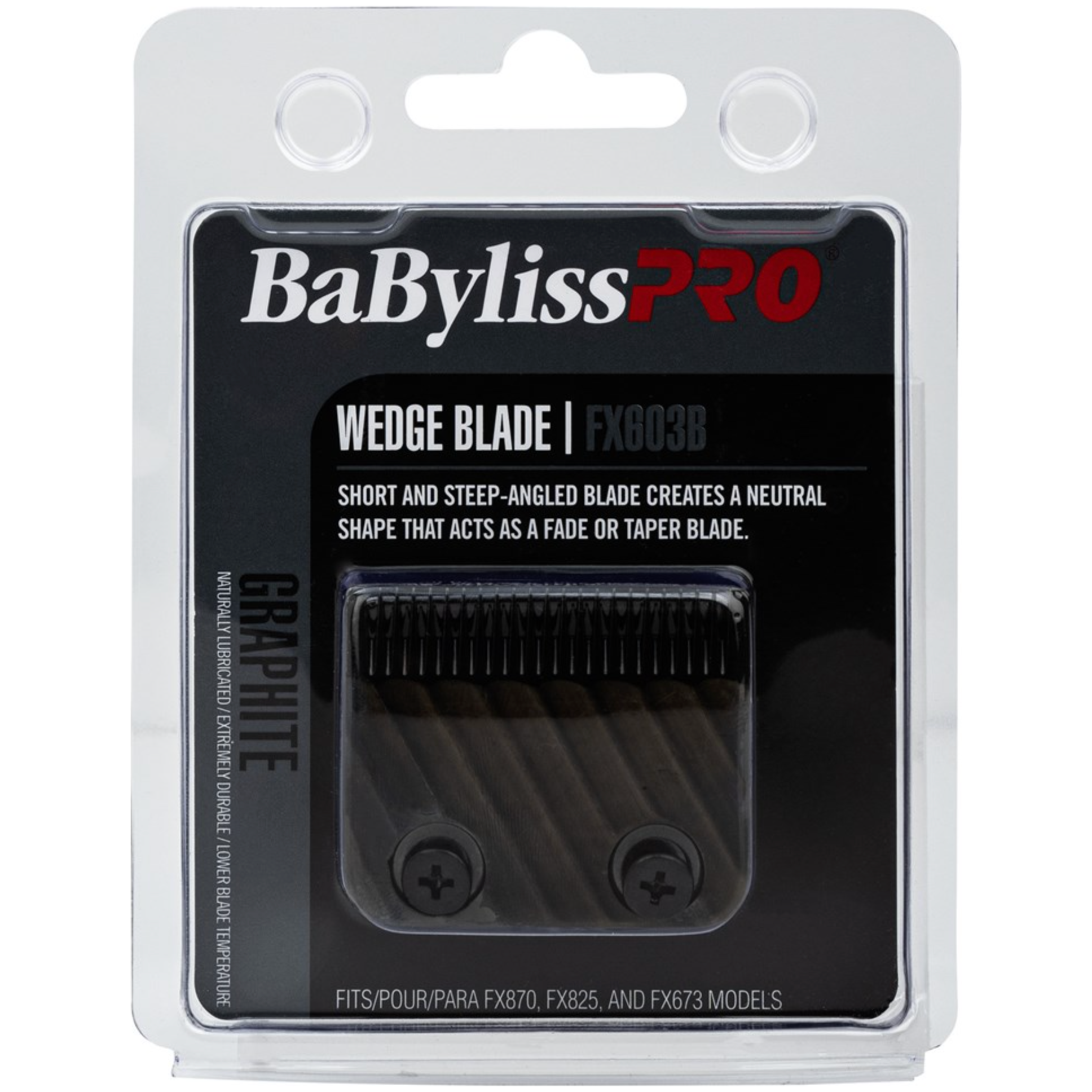 BaBylissPRO Hair Clipper Wedge Blade Graphite FX603B