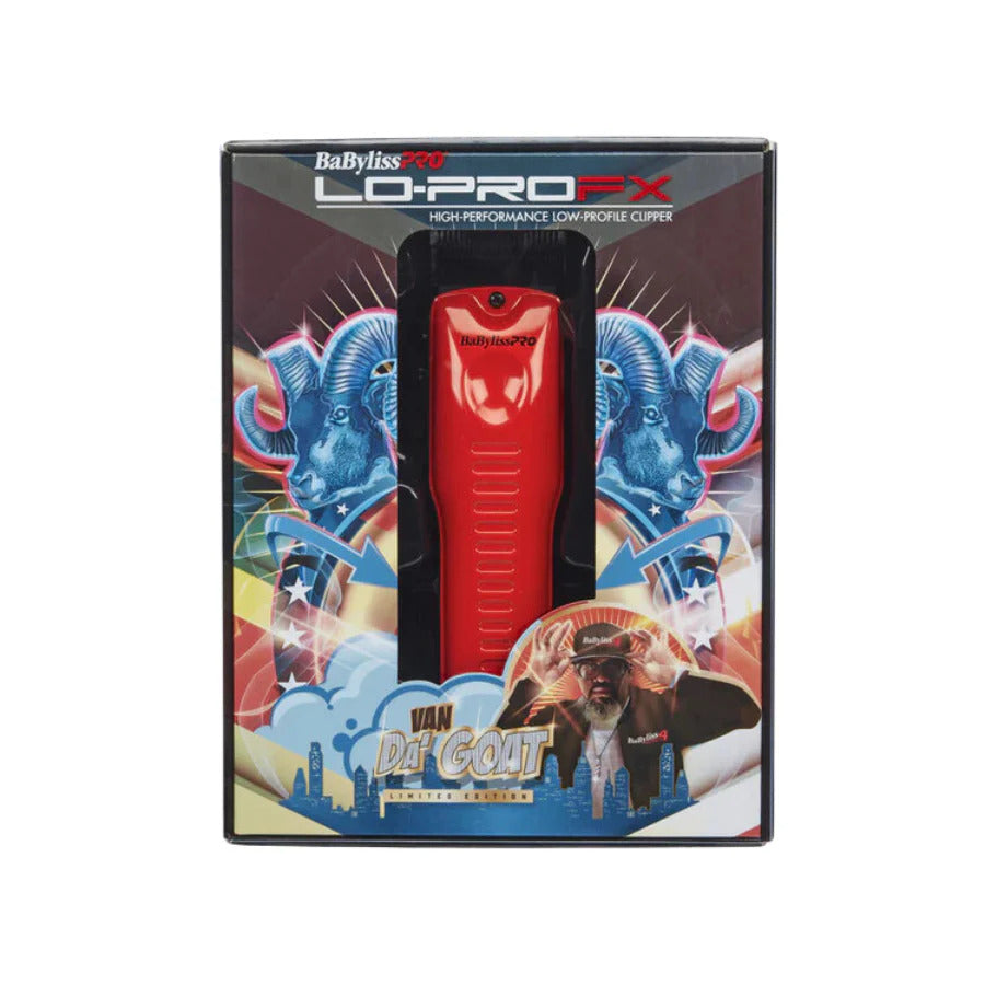 BaBylissPRO LoPROFX Hair Clipper Red
