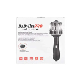 BaBylissPRO Nano Titanium Hot Air Styling Brush 89mm - MV hair and beauty