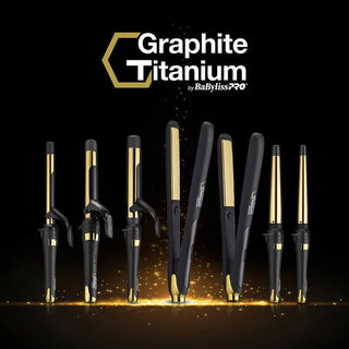 Babyliss Pro Graphite Titanium Ionic Hair Straightener 1" (25mm) - MV hair and beauty