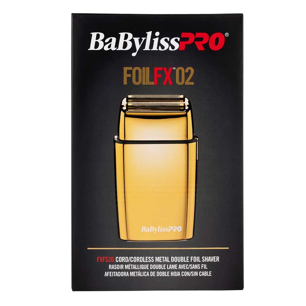 Babylisspro Foil Fx02 Double Foil Shaver - Gold - MV hair and beauty