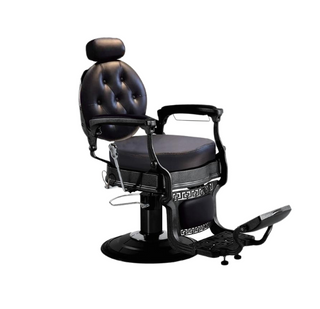 Barber Chair - Black and Black - MV hair and beauty