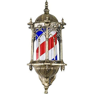 Barber Pole Vintage Old Gold