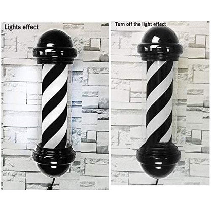 Barber pole Black and White