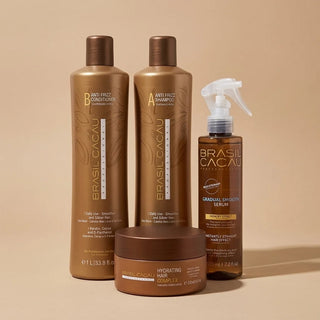 Brasil Cacau Anti-Frizz Hair Care 4-Piece Bundle - MV hair and beauty