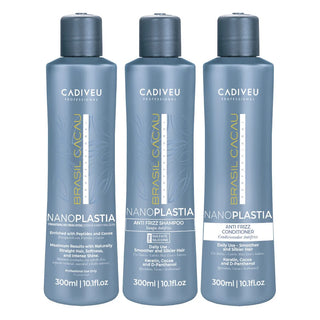 Brasil Cacau NanoPLASTIA 300ml kit (All 3 NanoPLASTIA) - MV hair and beauty