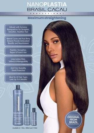 Brasil Cacau Professional NanoPLASTIA Treatment 300ml Kit - MV hair and beauty