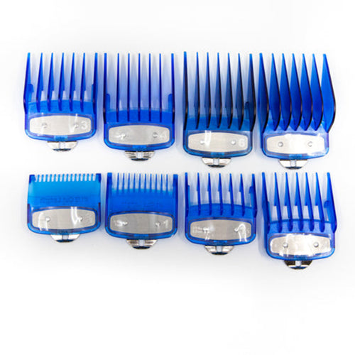 Bravo Neon Blue Premium Clipper Guards
