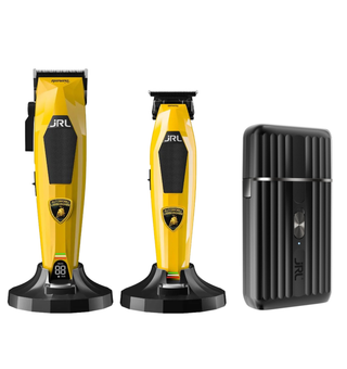 Bundle of 3 - JRL x Lamborghini Clipper & Trimmer (YELLOW) + JRL Onyx SF Pro Foil Shaver - MV hair and beauty