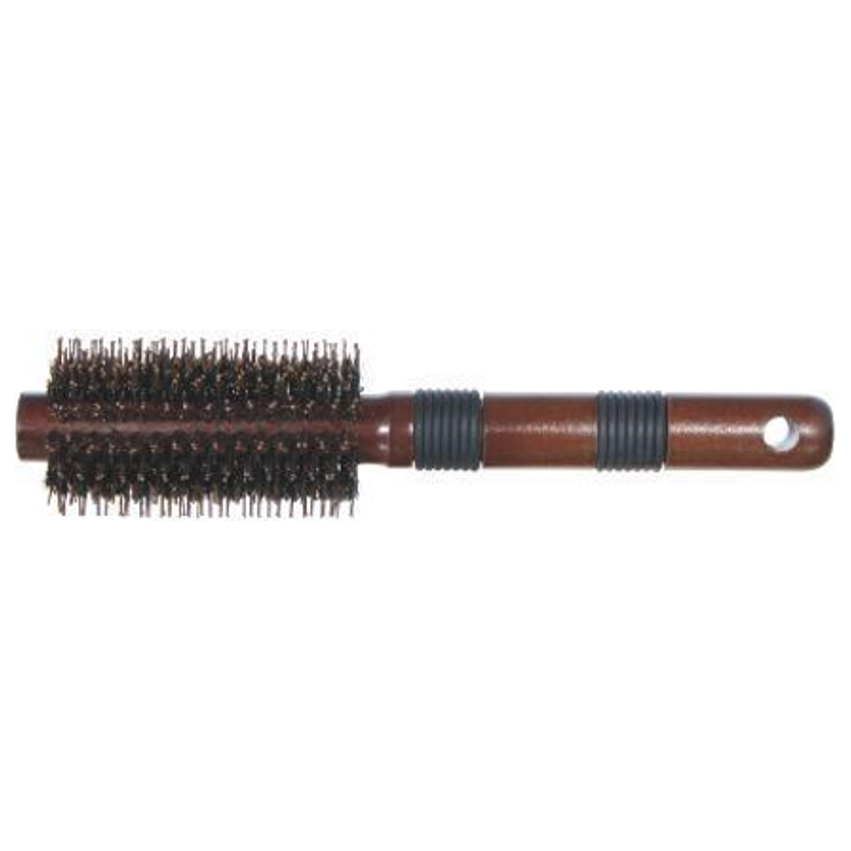 Dark Round Bristle Brush - MV hair and beauty