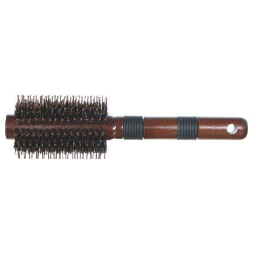 Dark Round Bristle Brush - MV hair and beauty