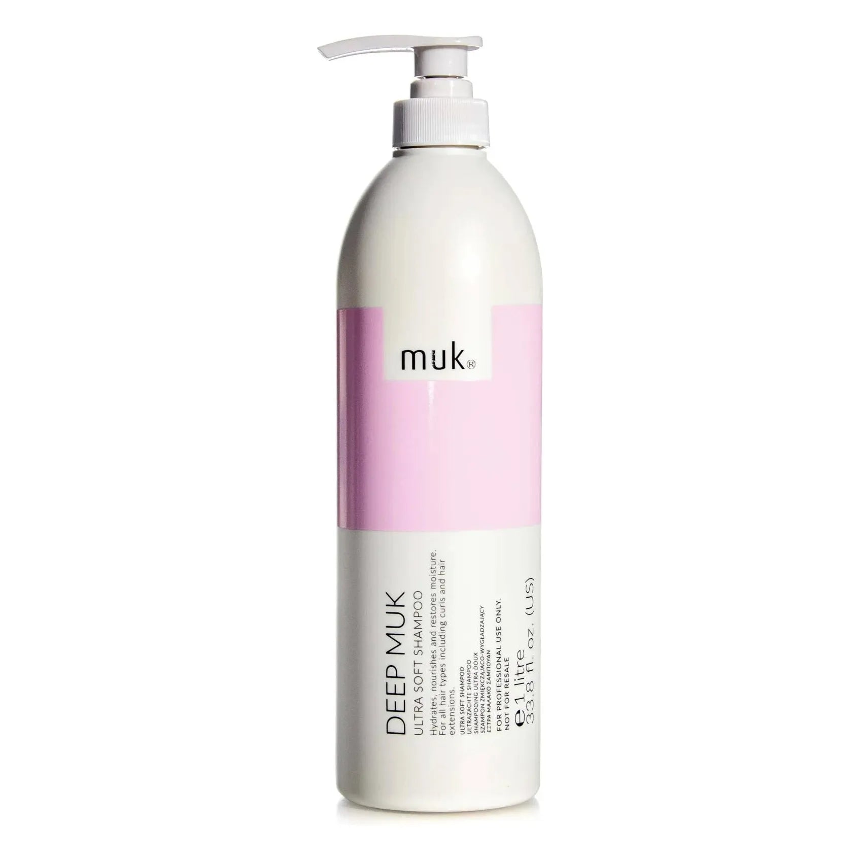 Deep muk Ultra Soft Shampoo 1000ml - MV hair and beauty
