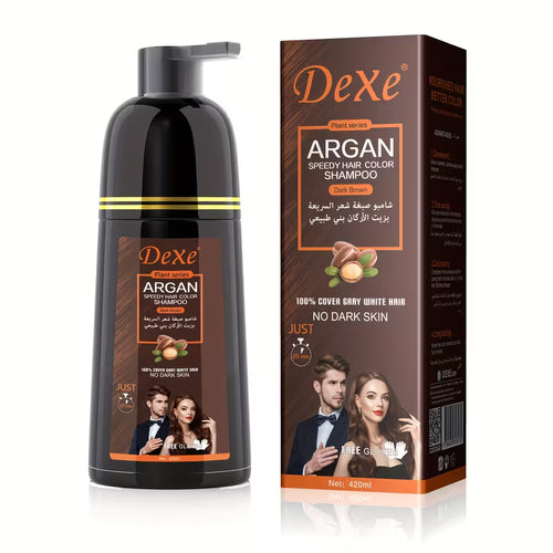 Dexe Dark Brown Hair Shampoo 400ml - MV hair and beauty